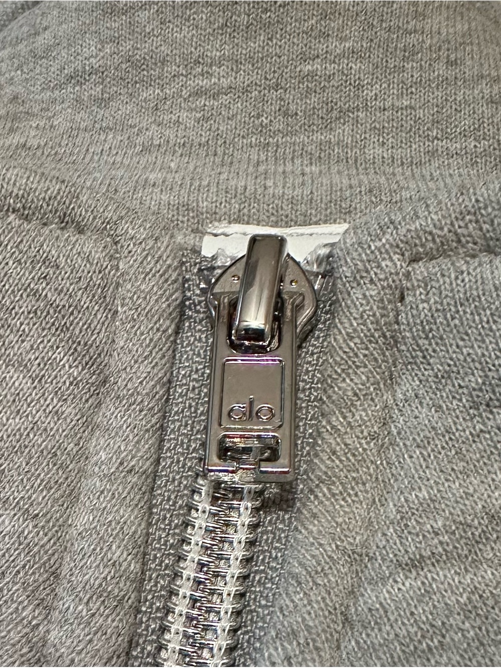 Alo Yoga Accolade 1/4 Zip Pullover Heather Grey Quarter Zip Sweatshirt Medium - Picture 4 of 11